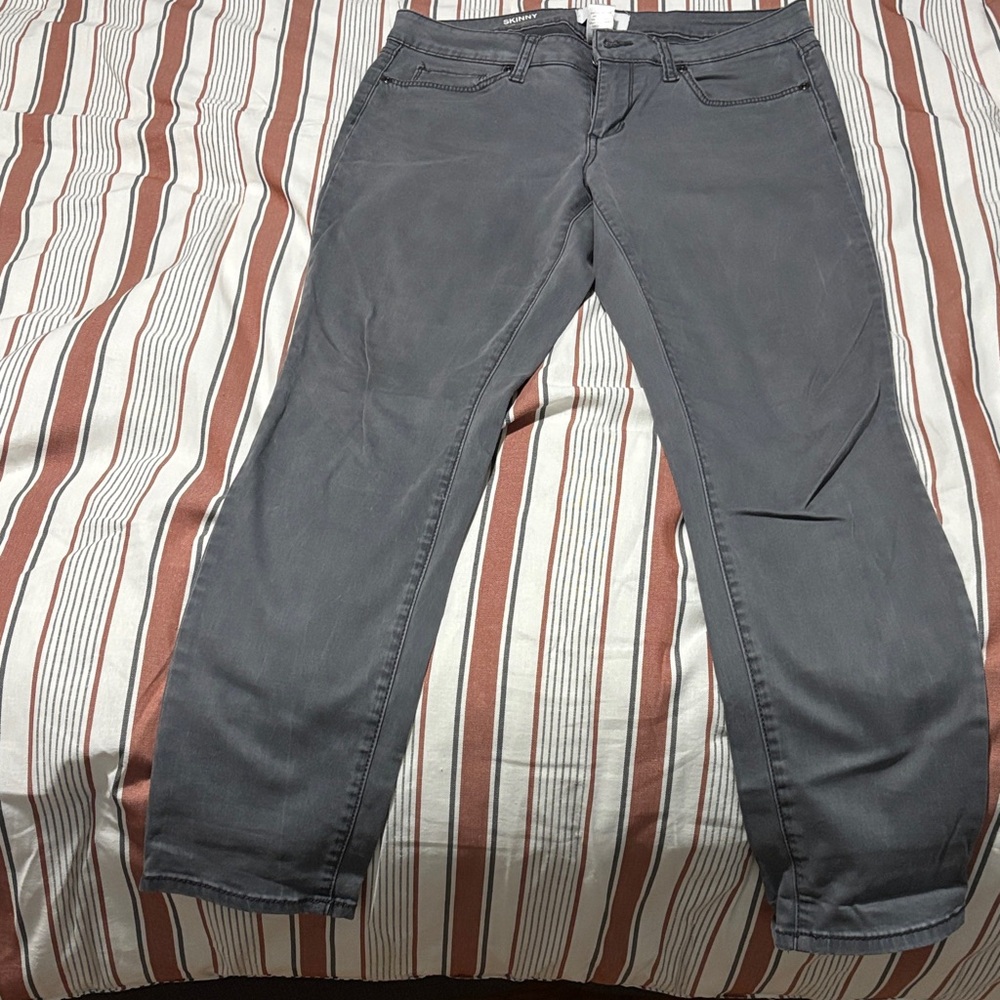 Sonoma Women's Charcoal Straight Leg Jeans